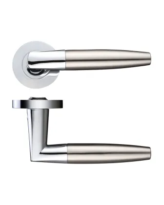 Atlanta Lever on Rose Door Handles Zoo Hardware - CPSN