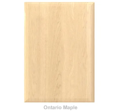 18mm Vinyl Wrapped Door/Drawer Front - Ontario Maple