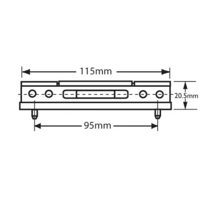 Adjustable Flat Butt Hinge