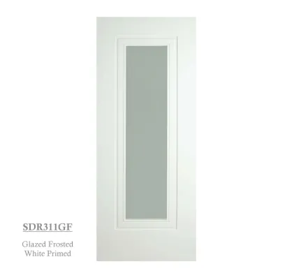Versailles 1P Premium Primed White - Glazed Frosted