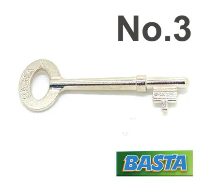 No.3 Basta 2 Lever Sashlock Key - Spare Keys for Basta Locks