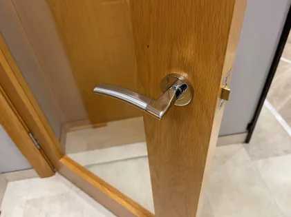 Amalfi Lever on Rose Door Handles Zoo Hardware - SCCP