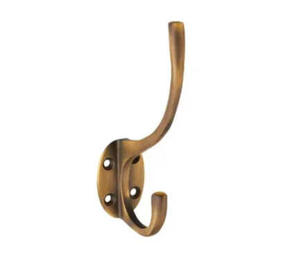 Carlisle Brass Victorian Hat & Coat Hook  Antique Brass