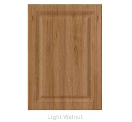 18mm Vinyl Door/Drawer Front - Light Walnut