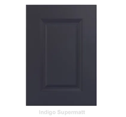 18mm Vinyl Door/Drawer Front - Indigo Supermatt