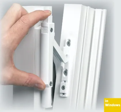 Winkhaus OBV Safety Catch Restrictor (suitable for Velux windows) Self Engaging/Automatic Engagement