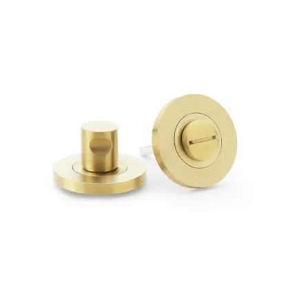 Alexander and Wilks Plain Thumbturn and Release - Satin Brass PVD