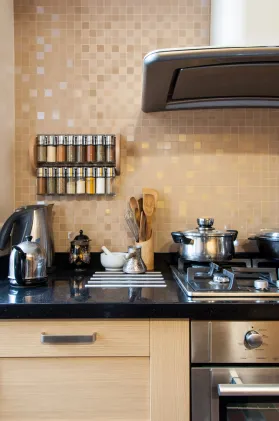 Snow Negro Mica Post Form Worktop