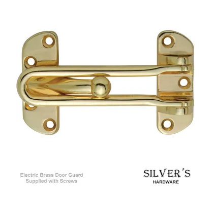 Door Security Guard Electro Brass