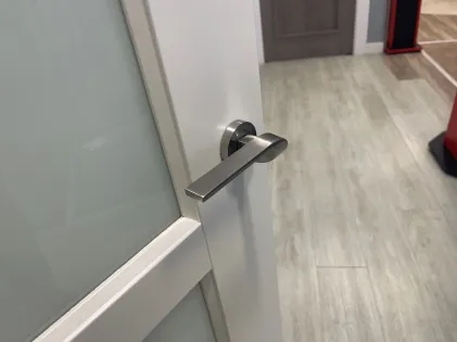 Las Vegas Lever on Rose Door Handles - Karcher SSS