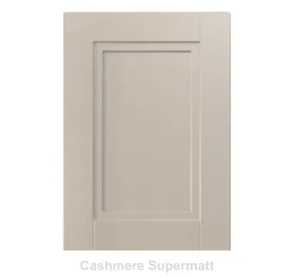 18mm Vinyl Door/Drawer Front - Cashmere Supermatt