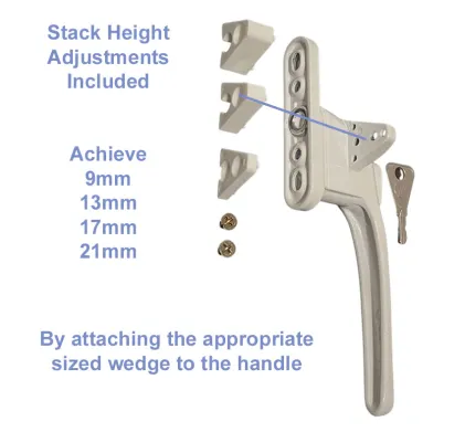 Cockspur Handle - Right Handed - White - 1 Size Fits All