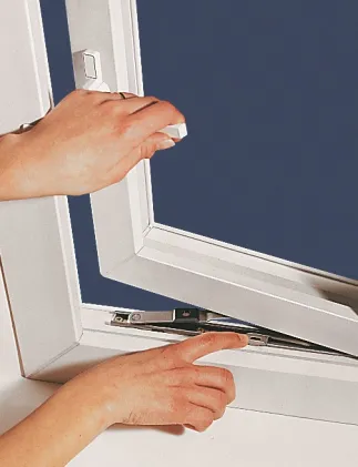 Pair of Atlas Heavy Duty Egress Easy Clean Restricted Hinges - 350mm 45KG