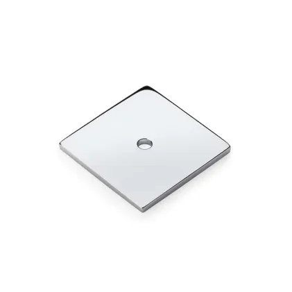 38 x 38mm Quantock Square Backplate - Polished Chrome