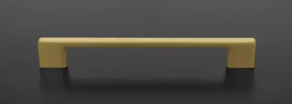 Sleek Bar Handle Satin Brass Finish 160mm C/C