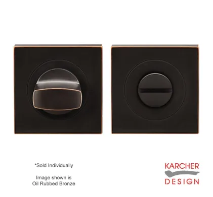 Square Karcher Bathroom Turn & Release Oil Rubbed Bronze