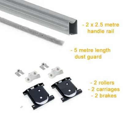 Placard Sliding Wardrobe Door Kit (Per Door)