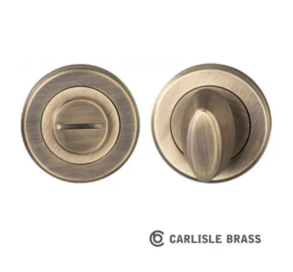 Serozzetta Bathroom Turn & Release - Antique Brass