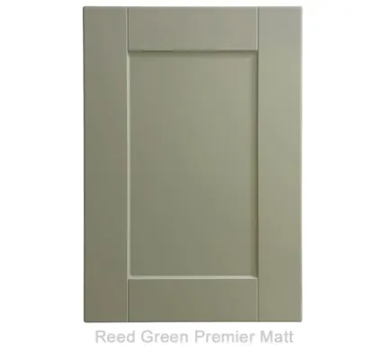 18mm Vinyl Door/Drawer Front - Reed Green Premier Matt