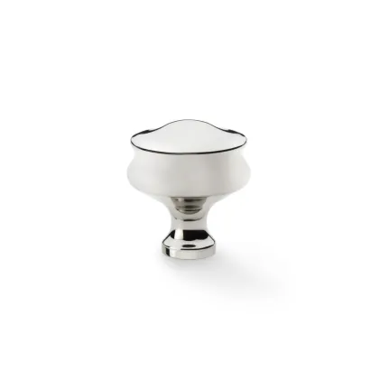 Alexander and Wilks Harris Cupboard Knob - Polished Nickel