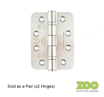 Grade 13 Ball Bearing Hinge Stainless Steel Radius Corners