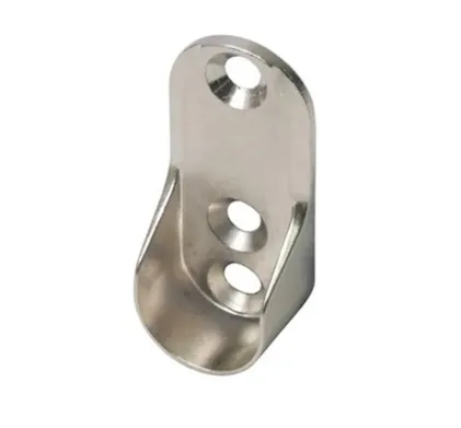 Oval Wardrobe Rail End Support