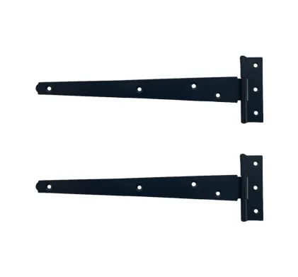 252mm (10") Light Duty Tee Hinges Black Powder coated (Pack of 2)
