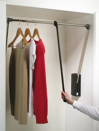 770-1200mm - Adjustable Wardrobe Rail - 10kg Max