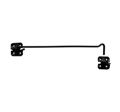12" (300mm) Wire Cabin Hook, Epoxy Black
