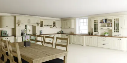 18mm Vinyl Door/Drawer Front - Soft Cream