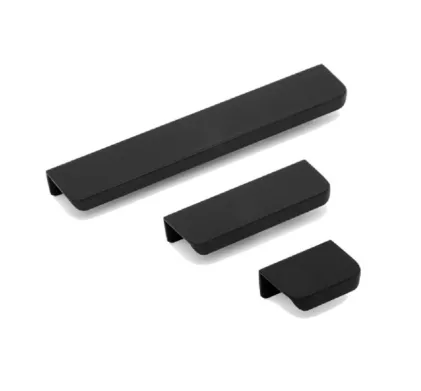 200mm Rear Fixing Unit Handle Black