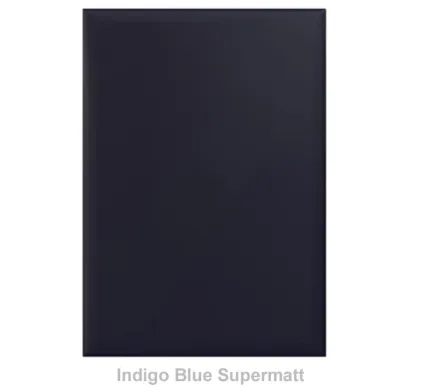 18mm Vinyl Wrapped Door/Drawer Front - Indigo Blue Supermatt