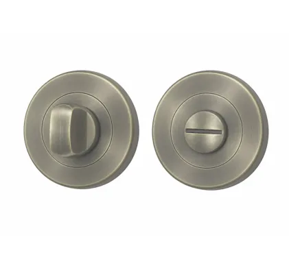 Tactil Bathroom Turn & Release - Antique Brass