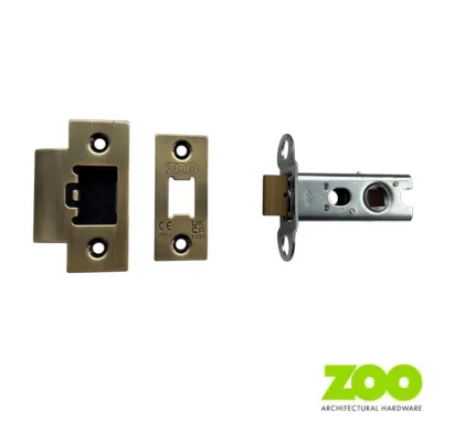 64mm Heavy Duty Tubular Mortice Latch (2 &frac12;") Antique Brass
