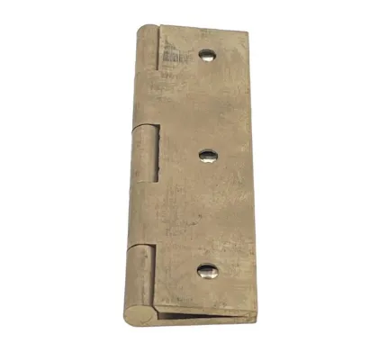 76mm x 41mm Solid Drawn Brass Butt Hinge, Self Colour