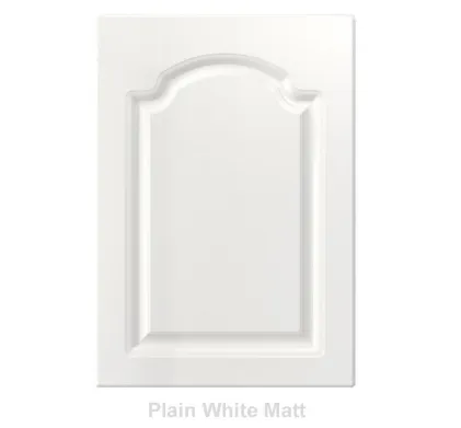 18mm Vinyl Door/Drawer Front - Plain White Matt