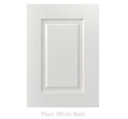 18mm Vinyl Door/Drawer Front - Plain White Matt