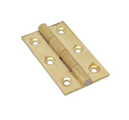 51mm x 29mm Solid Drawn Brass Butt Hinge, Self Colour