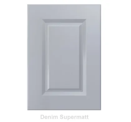 18mm Vinyl Door/Drawer Front - Denim Supermatt