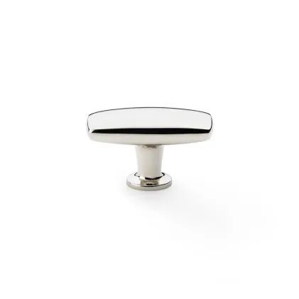 47mm Alexander and Wilks Romulus Soap Bar Cupboard Knob - Polished Nickel