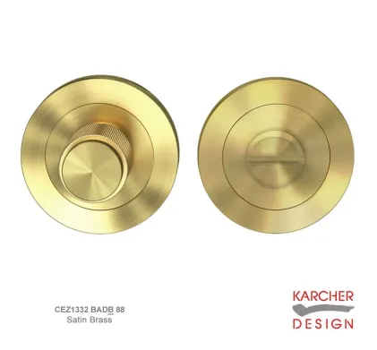 Karcher Bathroom Turn & Release STUDIO SERIES - Satin Brass