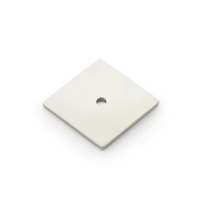 38 x 38mm Quantock Square Backplate - Polished Nickel