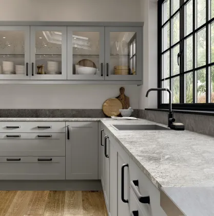 Dylan / Light Grey Matt 5 Piece Stock Door
