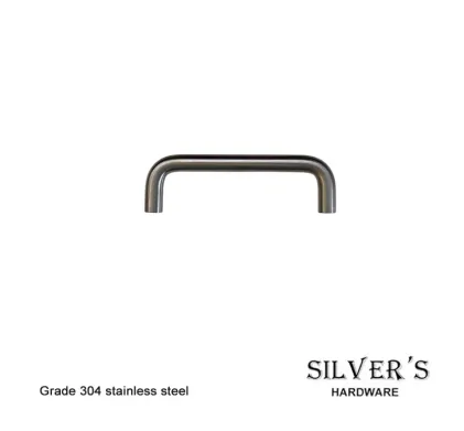 Mandalay D-Bar Cupboard Handle Stainless Steel - 96mm C/C