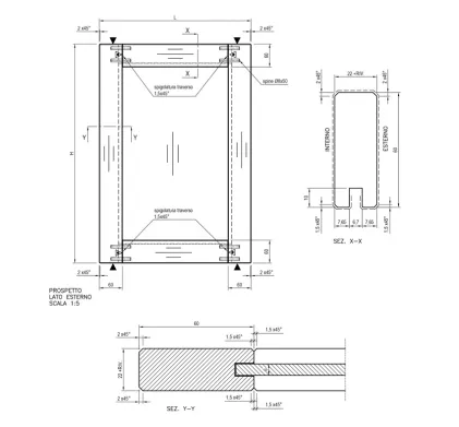 Balmoral / Dove Grey Ash 5 Piece Stock Door