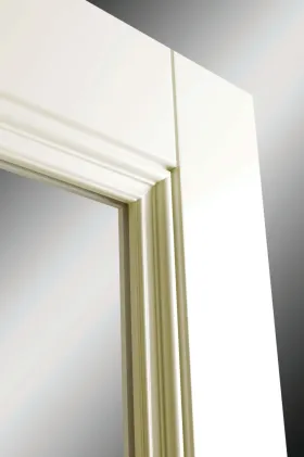 4 Panel Moulded White Primed Door 44mm - Unglazed
