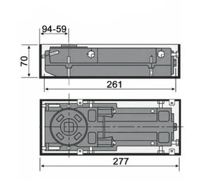 MAB 7705 Floor Spring