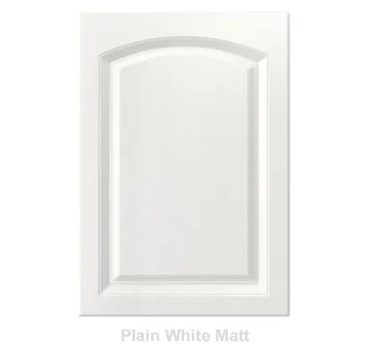 18mm Vinyl Door/Drawer Front - Plain White Matt