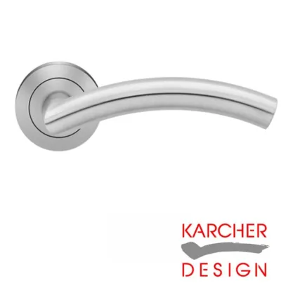 Corsica Lever on Rose Door Handles - Karcher SSS