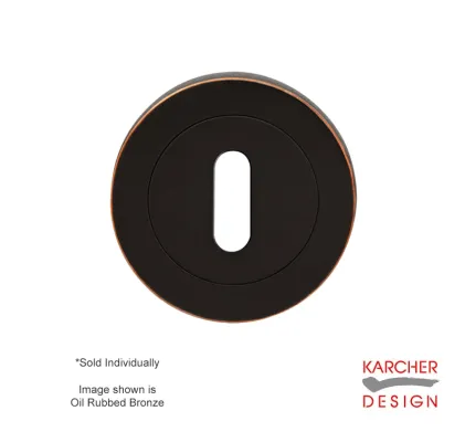 Keyhole escutcheon to suit Karcher Round Rose Oil Rubbed Bronze